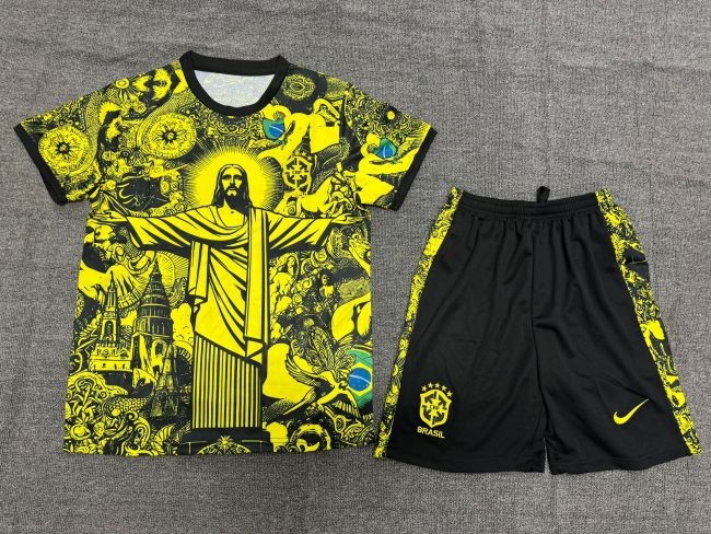 Brazil Yellow Special Edition Kids Suit