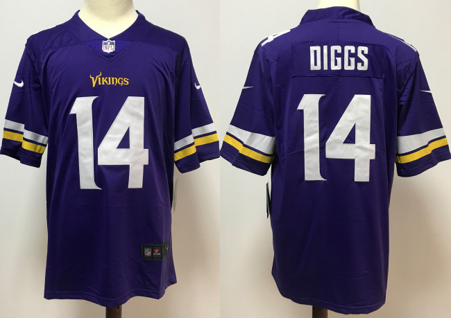 Minnesota Vikings Alternate Jersey Purple NO.14 DIGGS