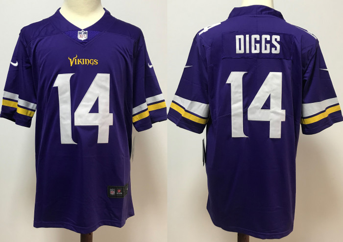 Minnesota Vikings Alternate Jersey Purple NO.14 DIGGS