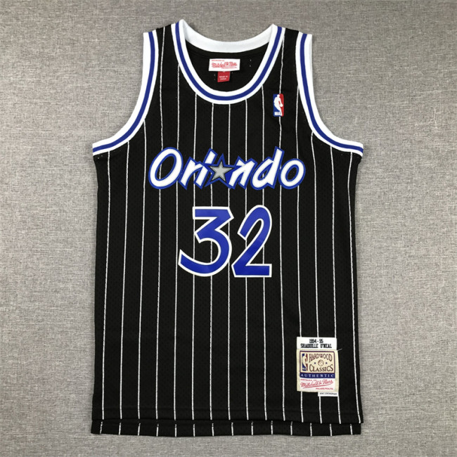 Orlando Magic Kids Jersey Black Stripes 90s NO.32 O‘NEAL