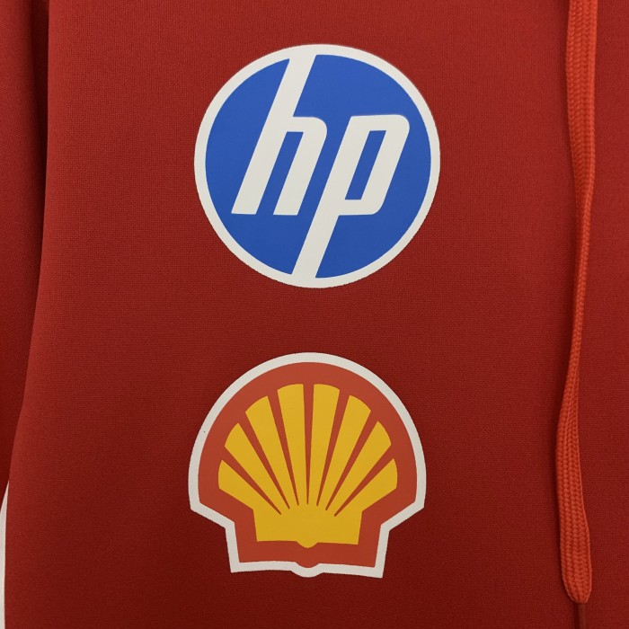 2025 Ferrari Racing Hoodie Red NO Number