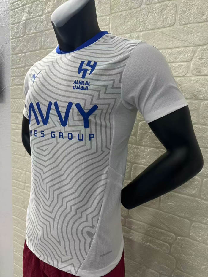 Al-Hilal Away Player Version Man Jersey 24/25