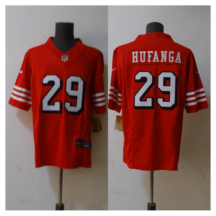 San Francisco 49ers Jersey Limited Editio Red Retro NO.29  HUFANGA