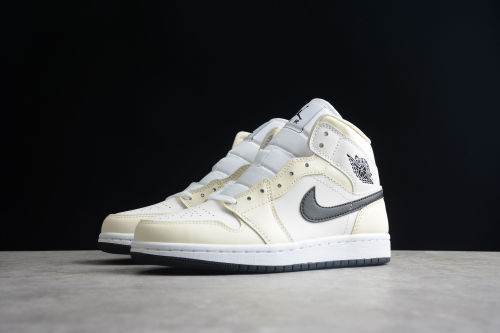Air Jordan 1 Mid SE Coconut Milk Particle Grey