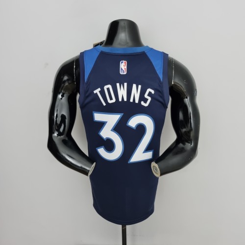 Karl-Anthony Towns Minnesota Timberwolves 75th Anniversary 2022 Swingman Jersey Royal Blue