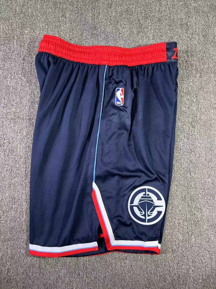 LA Clippers Shorts Statement Edition Blue 24/25