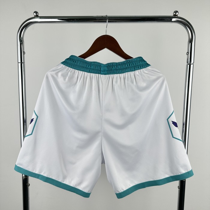 Charlotte Hornets Team Basketball Shorts White 20/21