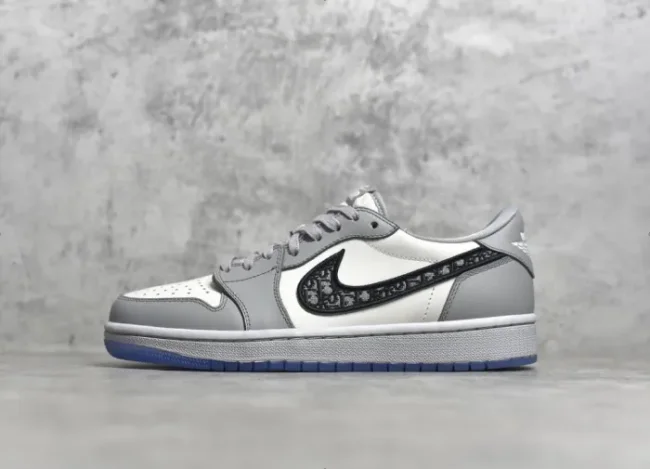 Dior x Air Jordan 1 Low 'Wolf Grey' CN8608-002