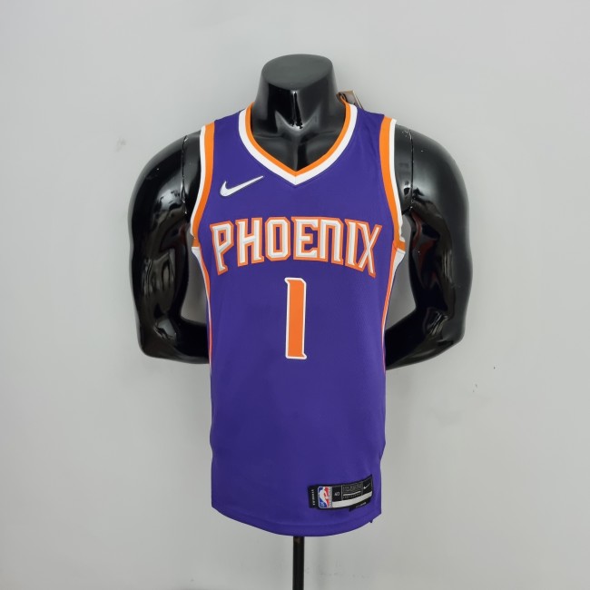 Devin Booker Phoenix Suns 75th Anniversary Swingman Jersey Purple