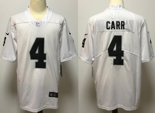 Las Vegas Raiders Jerseys White NO.4 CARR