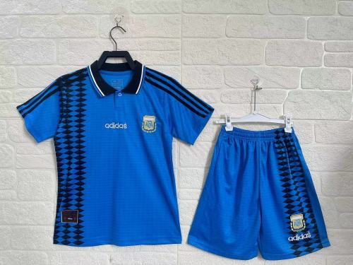Argentina Away Retro Kids Suit 1994