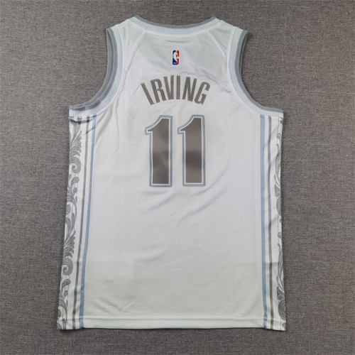 Dallas Mavericks Kid Jersey White City Edition 24/25 NO.11 IRVING