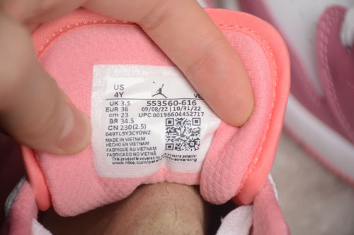 Air Jordan 1 Low Desert Berry Coral Chalk White 553560-616