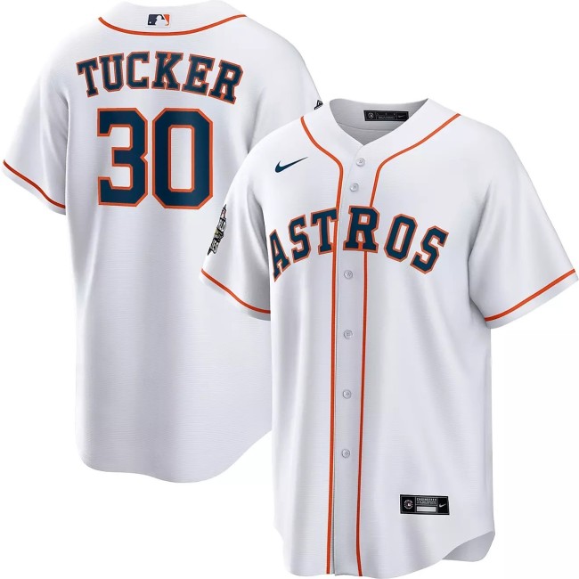Houston Astros Limited Jersey White Fan Version NO.30 TUCKER
