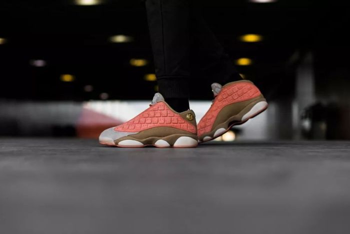 CLOT x Air Jordan Retro 13 Low NRG/CT ''Terracotta' (AT3102 200)