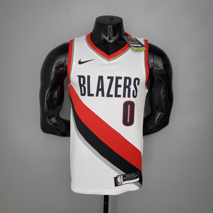 Damian Lillard Portland Trail Blazers Swingman Jersey White