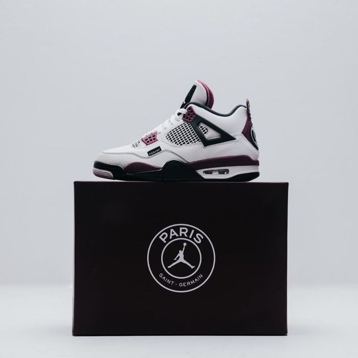 Paris Saint-Germain x Air Jordan 4 Retro “Bordeaux”