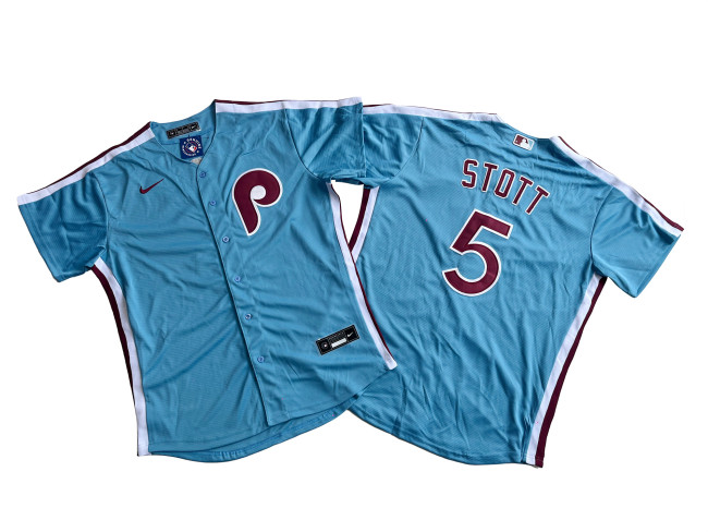 Philadelphia Phillies Limited Jersey Blue Fan Version NO.5 STOTT