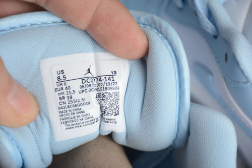 Air Jordan 1 Low Aluminum White Ice Blue New Dc0774 141