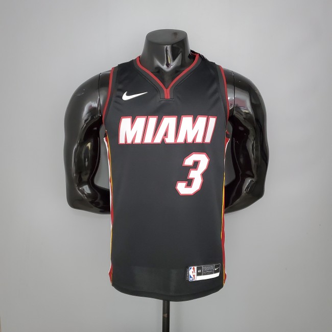 Dwyane Wade Miami Heat Swingman Jersey Black