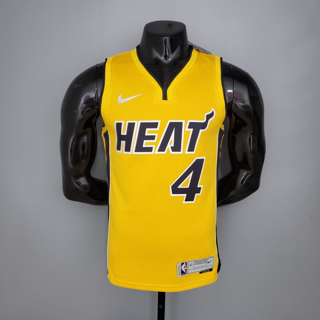 Victor Oladipo Miami Heat Bonus Edition Swingman Jersey Yellow