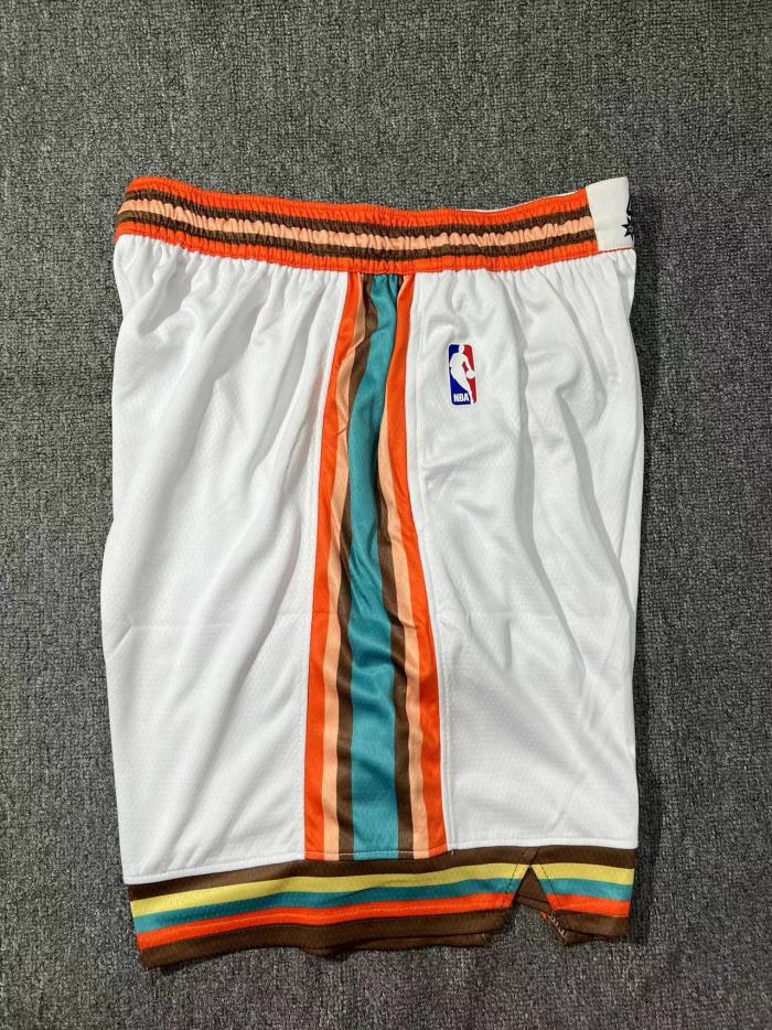 San Antonio Spurs Shorts City Edition White 2023