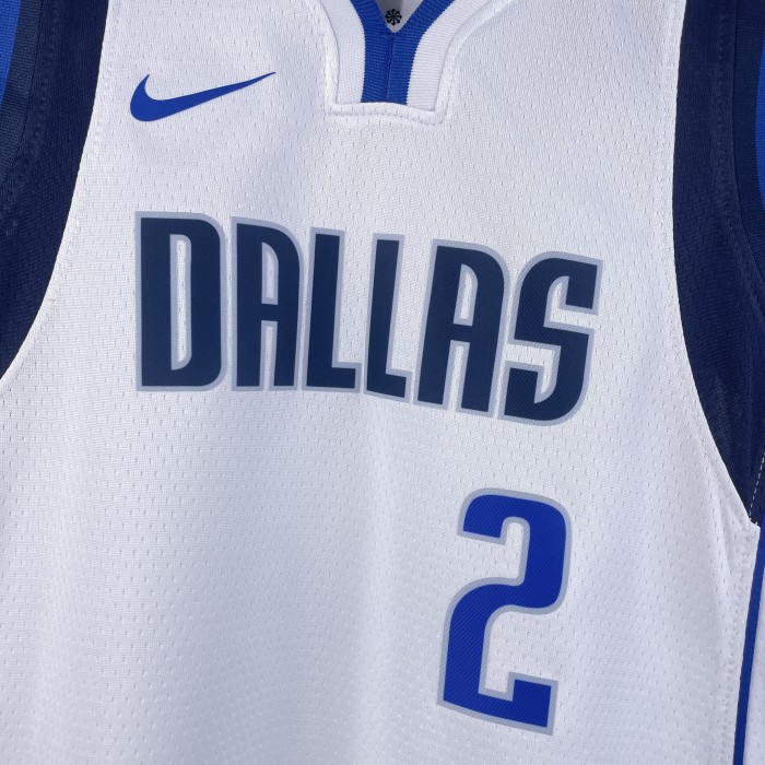 Dallas Mavericks Kids Jersey White City Edition 22/23 No.2 IRVING