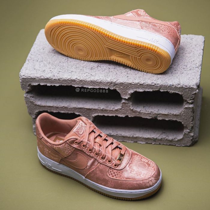 CLOT x Air Force 1 Low Rose Gold CJ5290-600