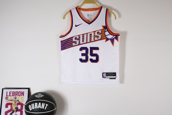 Phoenix Suns KIds Jersey White Association Edition  23/24 NO.35 DURANT