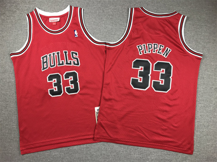 Chicago Bulls Kids Jersey Red Classic 97/98 RODMAN NO.33 PIPPEN