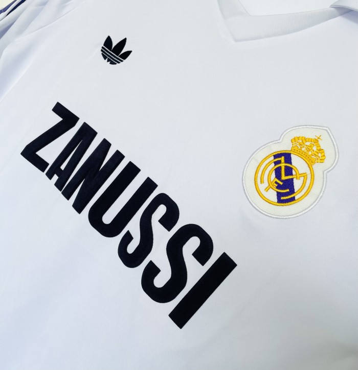Real Madrid Home Retro Jersey 1984/85