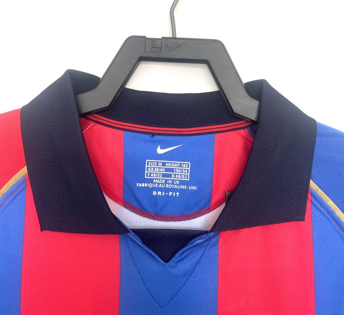 Barcelona Home Retro Jersey 2001/02
