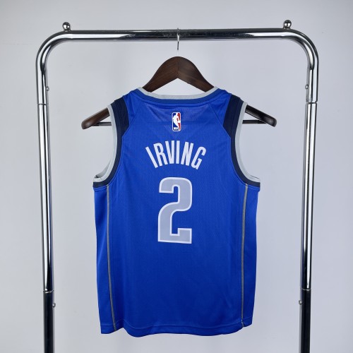 Dallas Mavericks Kids Jersey Blue City Edition 22/23 No.2 IRVING