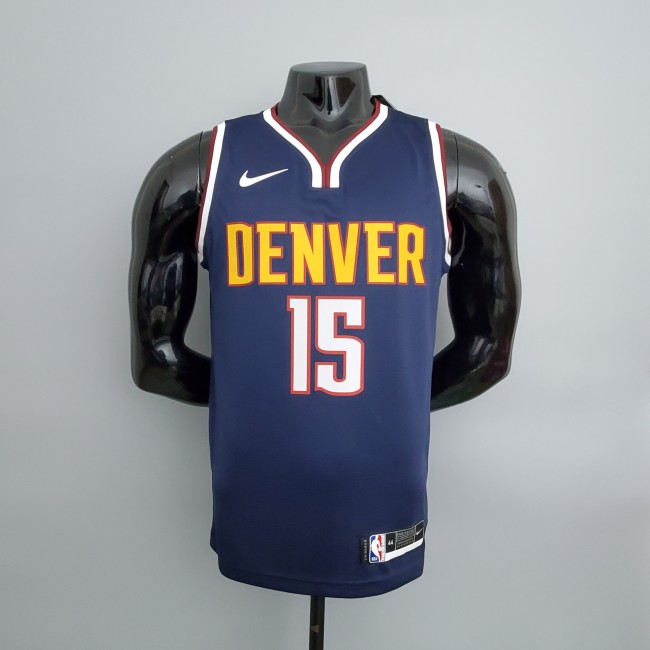 Nikola Jokic Denver Nuggets Swingman Jersey Navy Blue