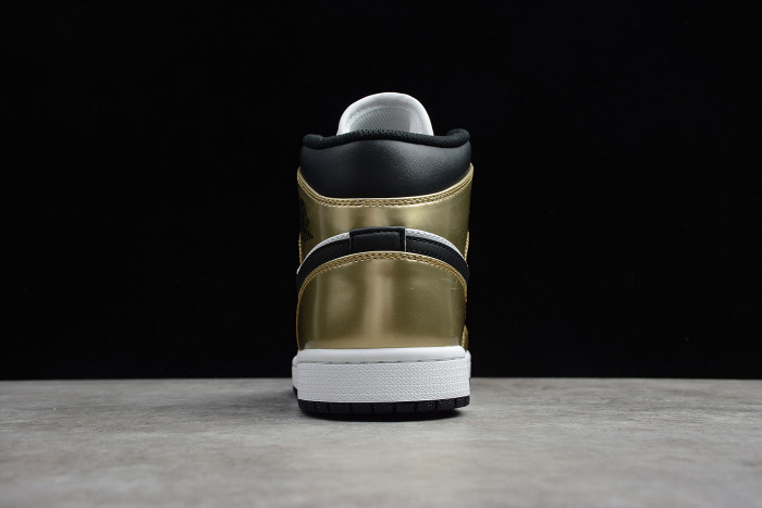 Air Jordan 1 Mid Metallic Gold Style DC1419-700