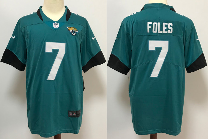 Jacksonville Jaguars Jersey Light Blue NO.7 FOLES