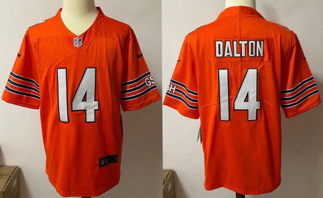 Chicago Bears Jersey Orange NO.14 DALTON