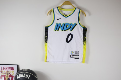 Golden State Warriors KIds Jersey City Edition 24/25 NO.0 HALIBURTON