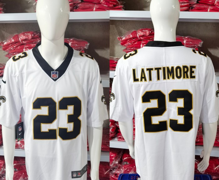 New Orleans Saints Jersey White NO.23 LATTIMORE