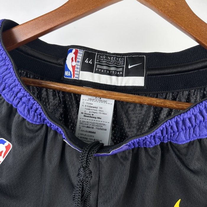 Los Angeles Lakers Team Basketball Shorts Black City Edition 19/20
