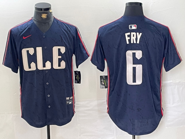 Cleveland Guardians Limited Jersey Blue NO.6 FRY