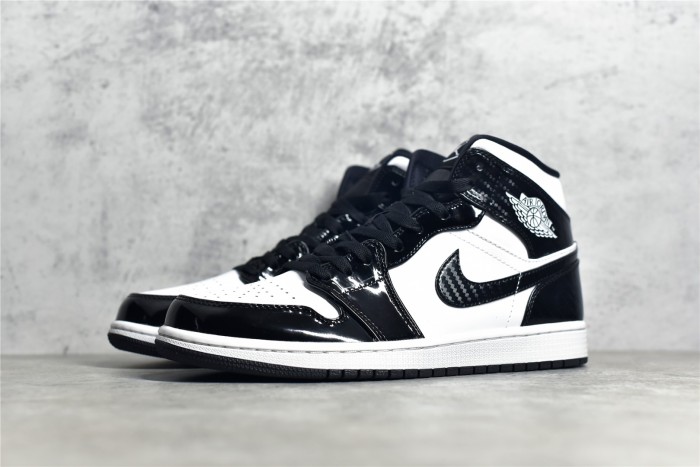 Air Jordan 1 Mid SE All-Star Carbon Fiber GS 2021 DD2192-001 Black White