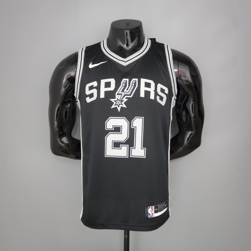 Tim Duncan San Antonio Spurs Swingman Jersey Black