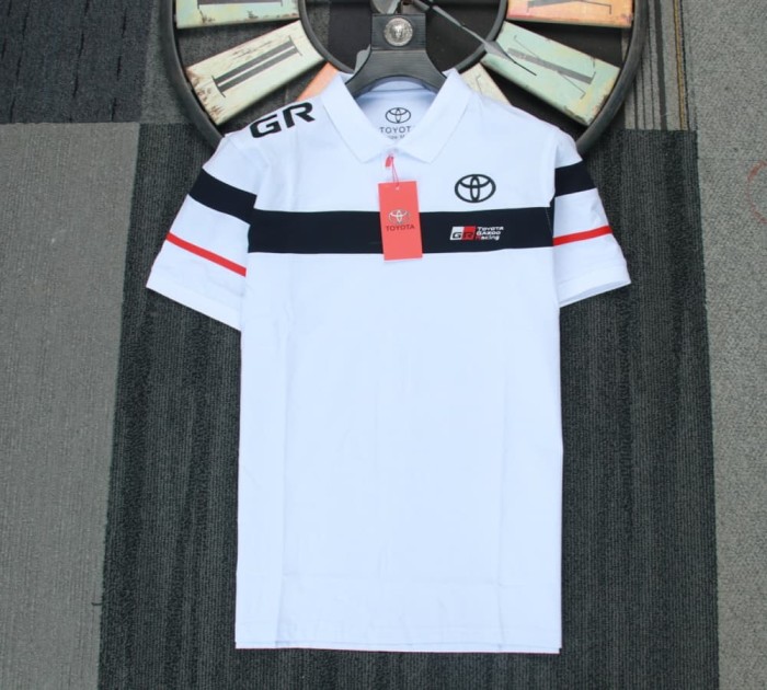 Toyota Team Polo Shirt White NO Number