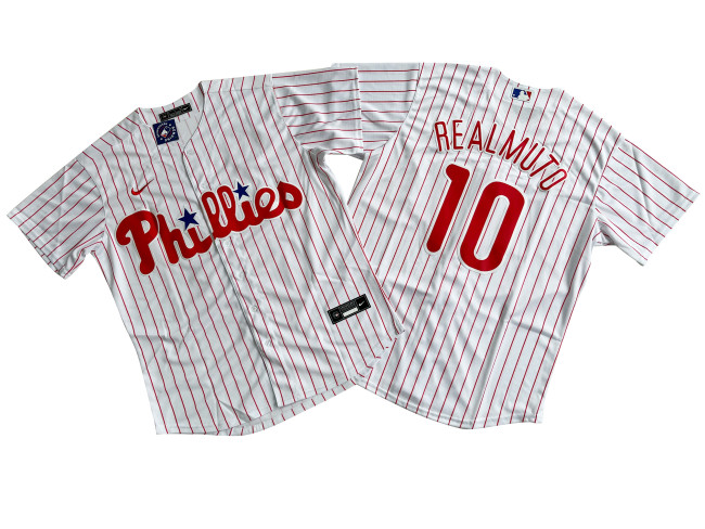 Philadelphia Phillies Limited Jersey White Fan Version NO.10 REALMUTO
