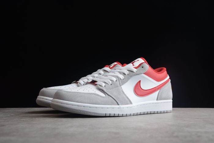 Air Jordan 1 Low SE Light Smoke Grey Gym Red DC6991-016