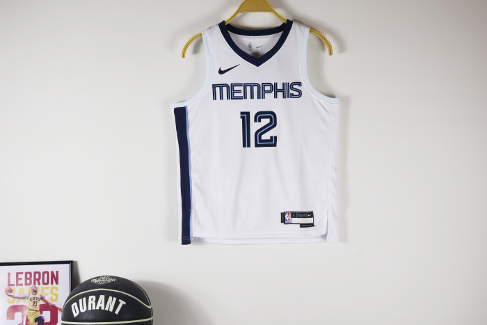 Memphis Grizzlies Kids Jersey AssociationEdition 22/23 NO.12 MORANT