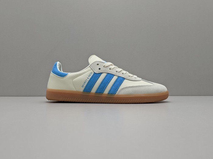 Sporty & Rich x adidas Samba OG 'Cream Blue' IE7096
