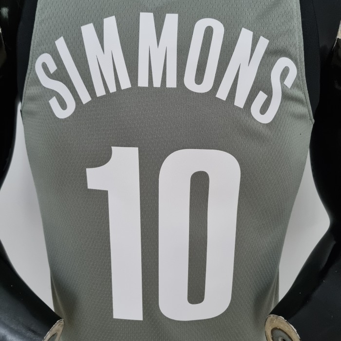 Ben Simmons Brooklyn Nets 75th Anniversary City Edition Swingman Jersey Gray