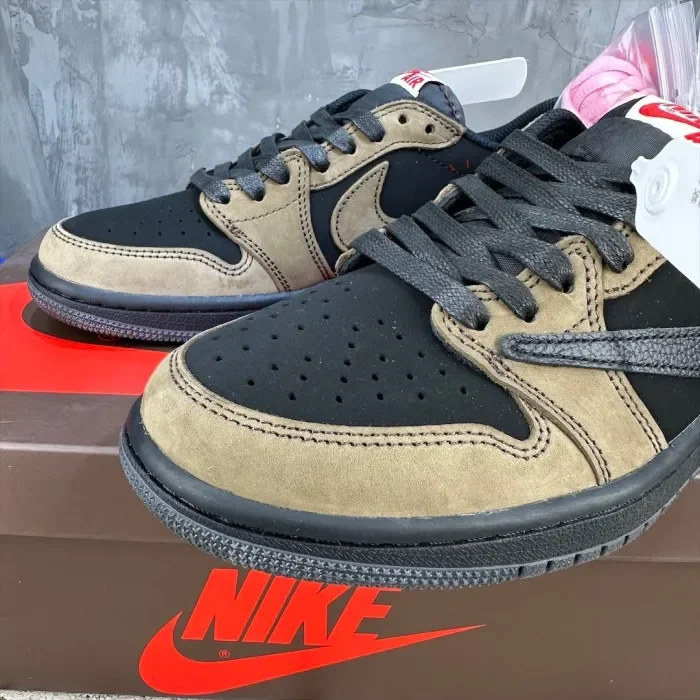 Travis Scott x Air Jordan 1 Low Black and Brown